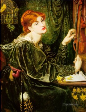 Dante Gabriel Rossetti Painting - Veronica Veronese Pre Raphaelite Brotherhood Dante Gabriel Rossetti